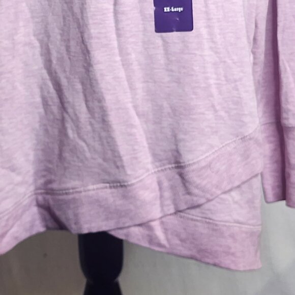 Active Life Budding Lilac Heather Pullover Long Sleeve Modal Span Top Size XXL - Picture 3 of 16